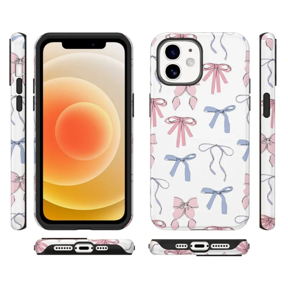 Coquette Girlie Pastel Bows Phone Case